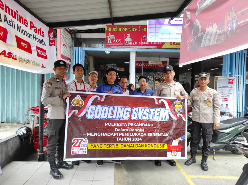 Polresta Pekanbaru Laksanakan Edukasi, Sosialisasi dan Cooling System Jelang Pilkada Tahun 2024