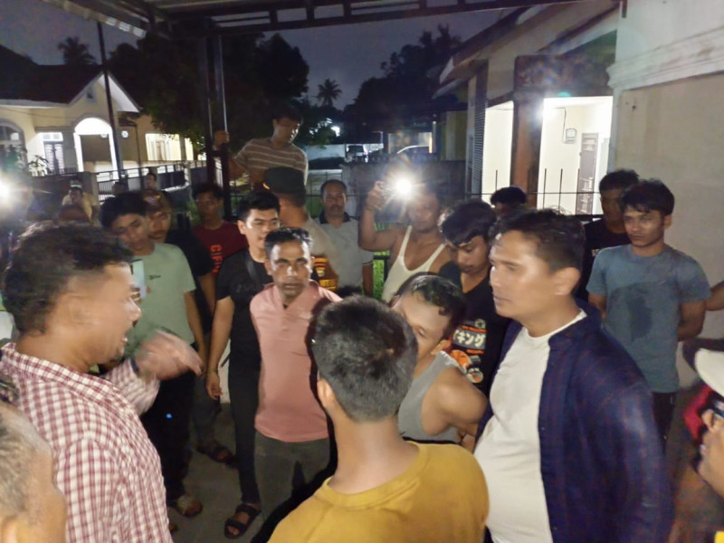Tempat Penampungan Ilegal Etnis Rohingya di Pekanbaru Digerebek