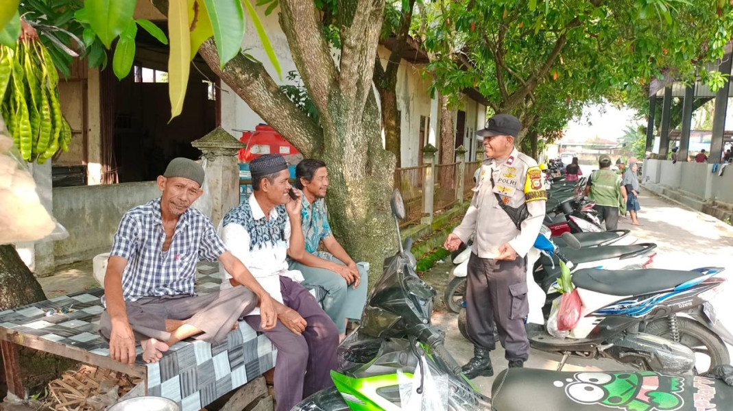Polsek Payung Sekaki Gelar Cooling System di Kelurahan Labuhbaru Timur