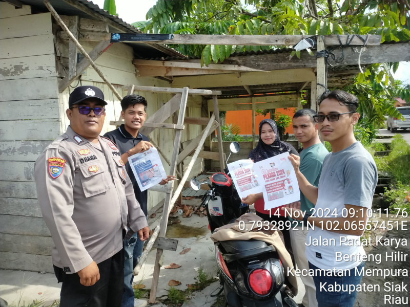 Bhabinkamtibmas Tingkatkan Giat Cooling System untuk Wujudkan Pilkada Damai dan Aman