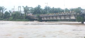 Imbas Jembatan Sei Rokan Miring, Jalan Ditutup Sementara Untuk Kendaraan Berat