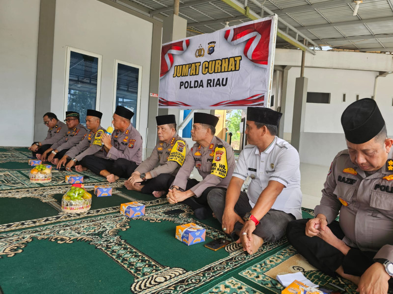 Polda Riau Gelar Kegiatan Jum'at Curhat, Tampung Aspirasi Dari Masyarakat