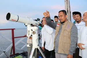 Pantai Selat Baru Bengkalis Jadi Titik Lokasi Hisab Rukyat Kemenag di Provinsi Riau
