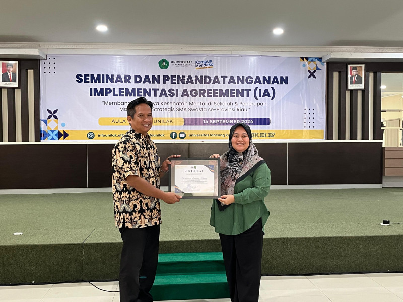 MKKS SMA Swasta se-Provinsi Riau Jalin Kerjasama Dan Penandatanganan IA Dengan Unilak
