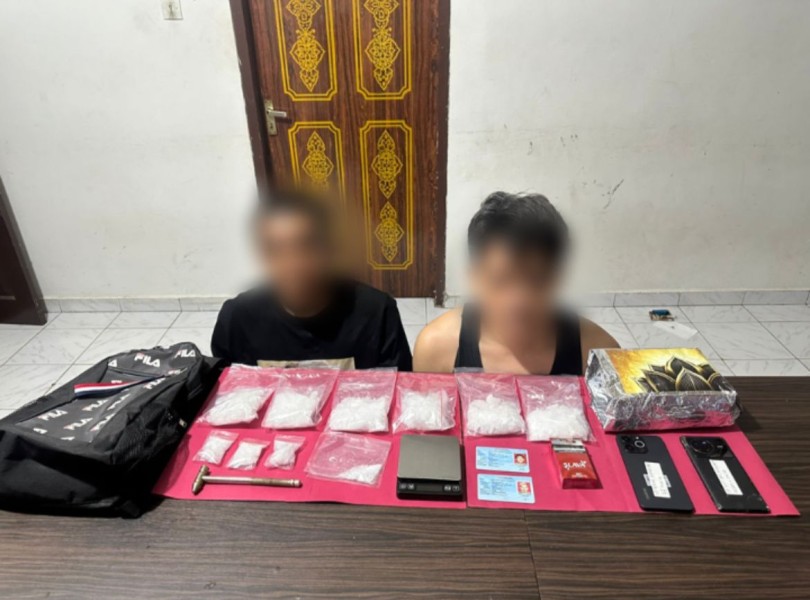 2 Pengedar Ditangkap, 673 Gram Sabu Siap Edar Saat Lebaran Digagalkan Polisi di Pekanbaru