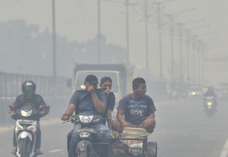27.250 Warga Riau Terserang ISPA, Pekanbaru Tertinggi