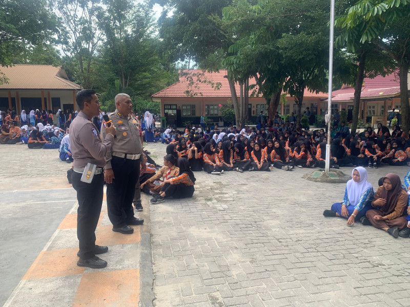 Cegah Laka dan Ciptakan Kamseltibcar Lantas, Tim Satgas Preventif OPS Zebra LK - 2024 Gelar Kegiatan Safety Riding