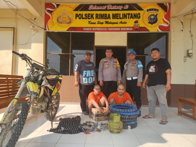 Maling Rumah Kosong Diringkus Polsek Rimba Melintang