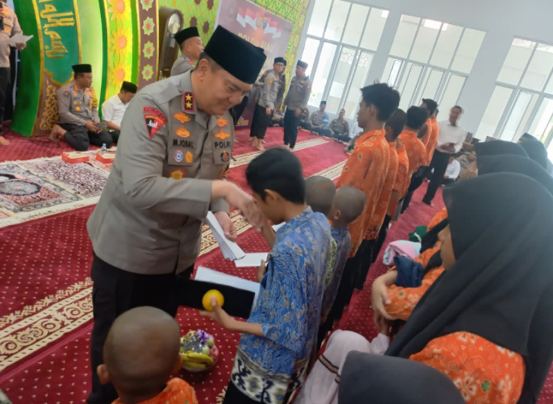Polda Riau Gelar Doa Bersama Pilkada Damai di Masjid Al-Adzim