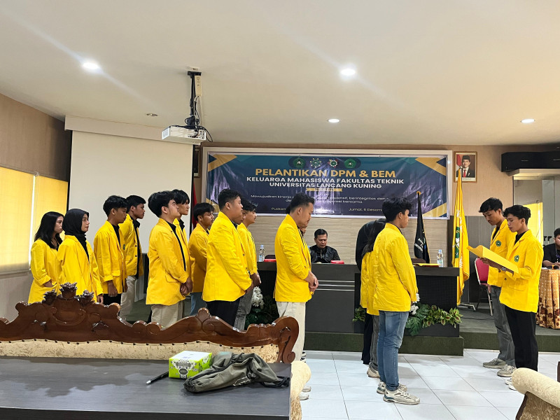 DPM dan BEM Fakultas Teknik Unilak 2024/2025 Resmi Dilantik
