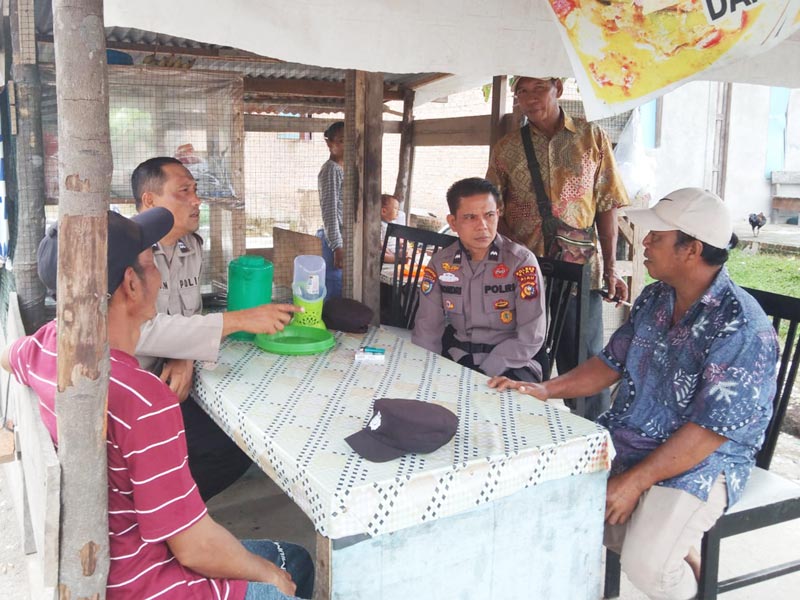 Laksanakan Giat Cooling System,  Ini Komitmen Panit II Binmas Polsek Siak