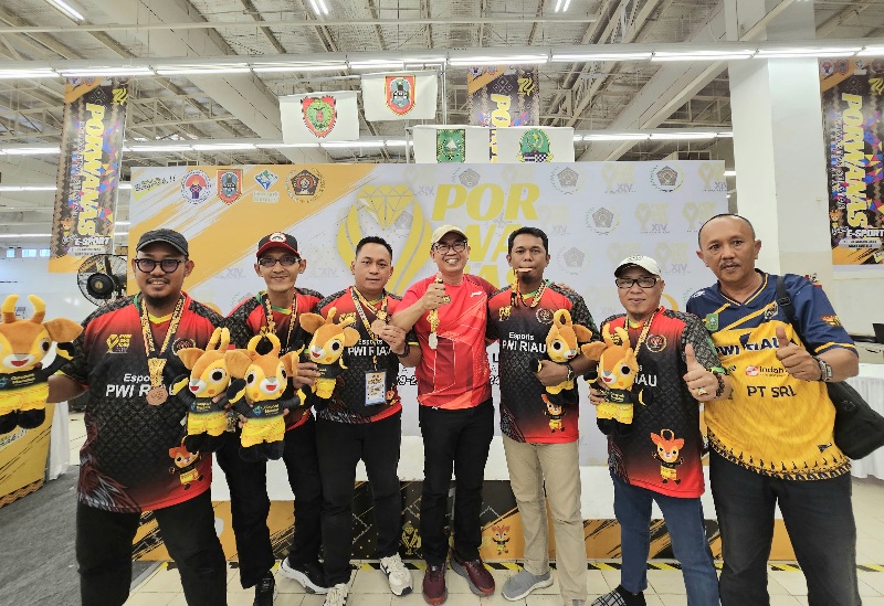 Tim E-Sport Riau Sumbang Dua Medali di Porwanas XIV Banjarmasin