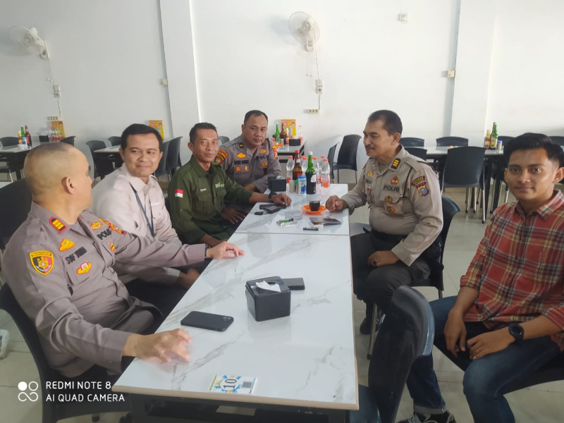 Polsek Bagan Sinembah Laksanakan Cooling System kepada masyarakat Bagan Batu Saat Coffee Morning