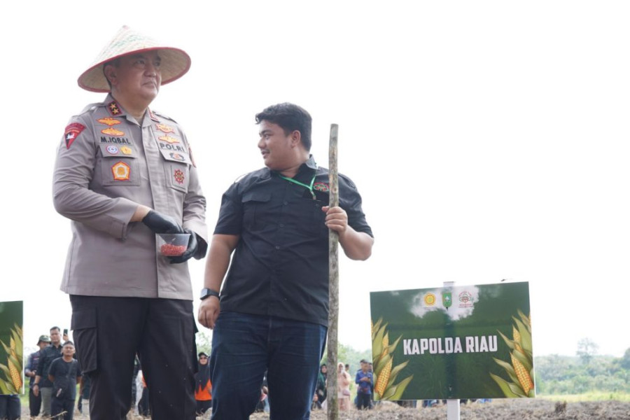 Polda Riau Target 129 Hektare Jagung