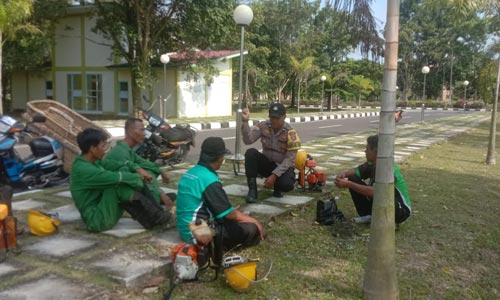 Cooling System, Bhabinkamtibmas Polsek Siak Perkuat Silaturahmi Demi Wujudkan Situasi Kondusif Pilkada Serentak
