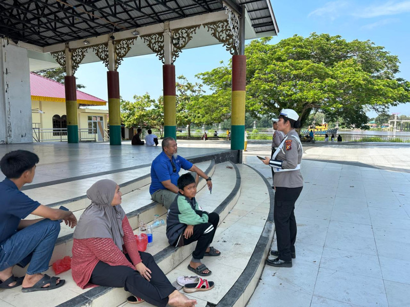 Cooling System, Satlantas Polres Siak Tingkatkan Pelayanan Lalu Lintas Menuju Objek Wisata