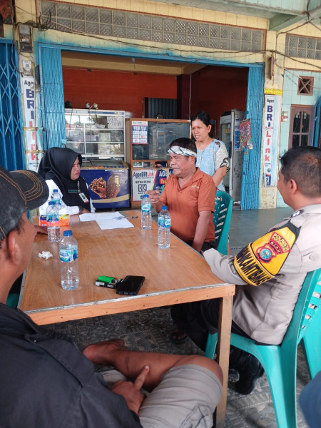 Polsek Rumbai Gelar Cooling System di Kelurahan Umban Sari