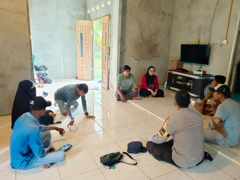 Polsek Sungai Apit Ajak Seluruh Warga Jaga Kamtibmas Jelang Pencoblosan