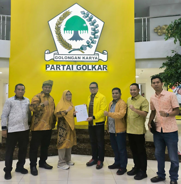Golkar Resmi Dukung Dr Afni - Syamsurizal di Pilkada Siak