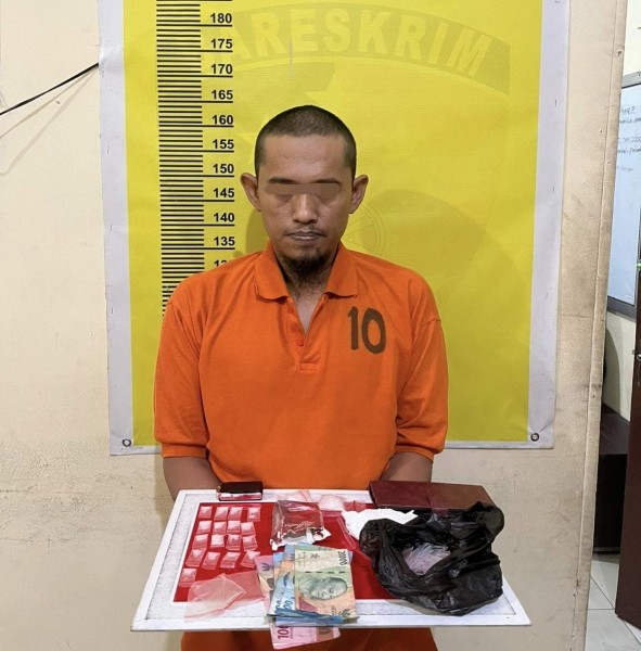 Pondok di Kebun Sawit Jadi Lokasi Transaksi Sabu, Polisi Amankan 19 Paket
