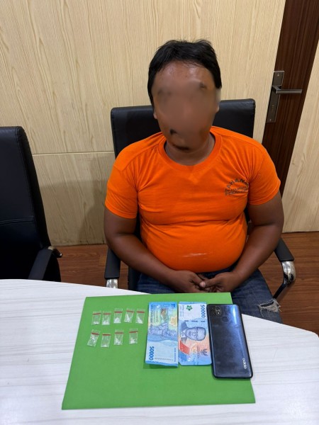 Polresta Pekanbaru Tangkap Pengedar Sabu di Sukajadi, 9 Paket Siap Edar Disita