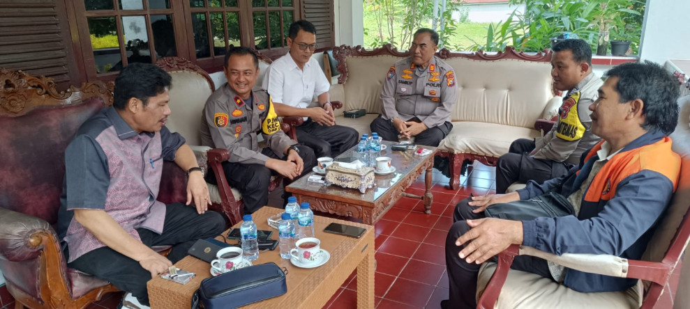 Polsek Pekanbaru Kota Ajak Jemaat Gereja HKBP Ciptakan Pilkada Damai
