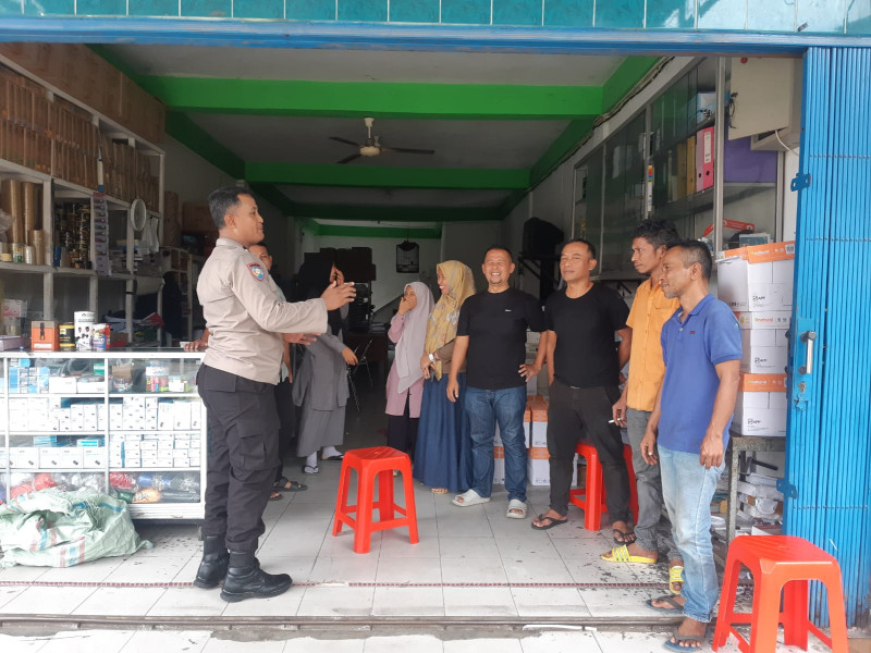 Bhabinkamtibmas Polsek Sukajadi Gelar Kegiatan Cooling System untuk Pemilu Damai 2024