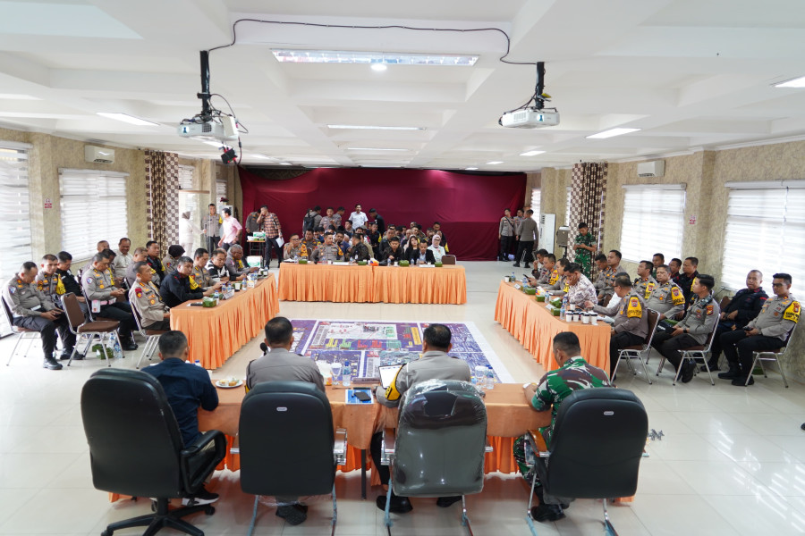 Polda Riau Terjunkan 708 Personel Gabungan Amankan Kampanye Debat Publik Pilkada Kabupaten Siak, Pelalawan & Kampar