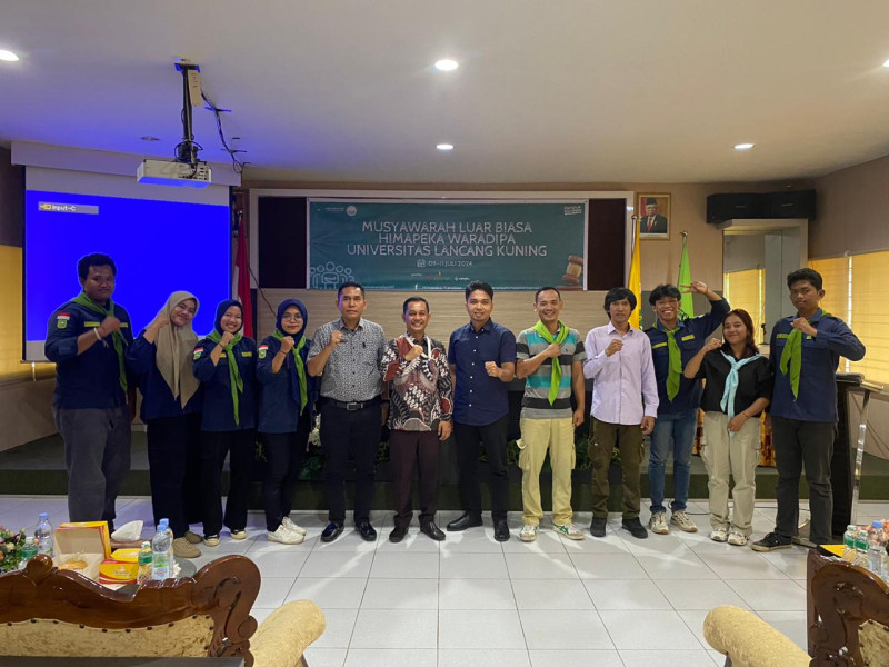 Wakil Rektor III Unilak Buka Musyawarah Luar Biasa Himapeka Waradipa