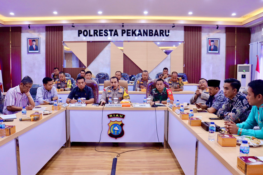 Gelar Rapat Koordinasi, Kapolresta Pekanbaru Tegaskan Kesiapan Pihaknya Dalam Pengamanan Setiap Tahapan Pilkada 2024