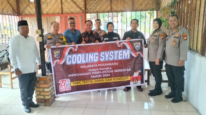 Gelar Cooling System, Polresta Pekanbaru Berikan Sosialisasi dan Edukasi untuk Pilkada 2024 ke Masyarakat