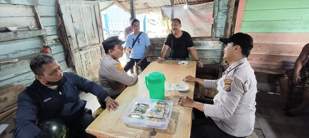 Ciptakan Suhu Politik Kondusif, Polsek Kawasan Pelabuhan Gandeng Buruh di Pelabuhan Bambu Kuning
