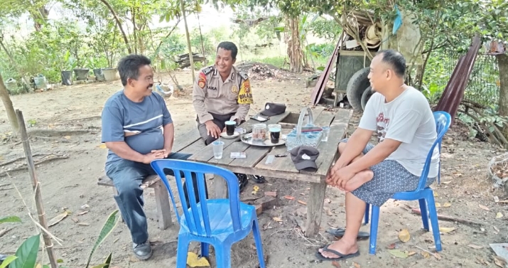 Polsek Tenayan Raya Gelar Cooling  System di Kelurahan Tuah Negeri