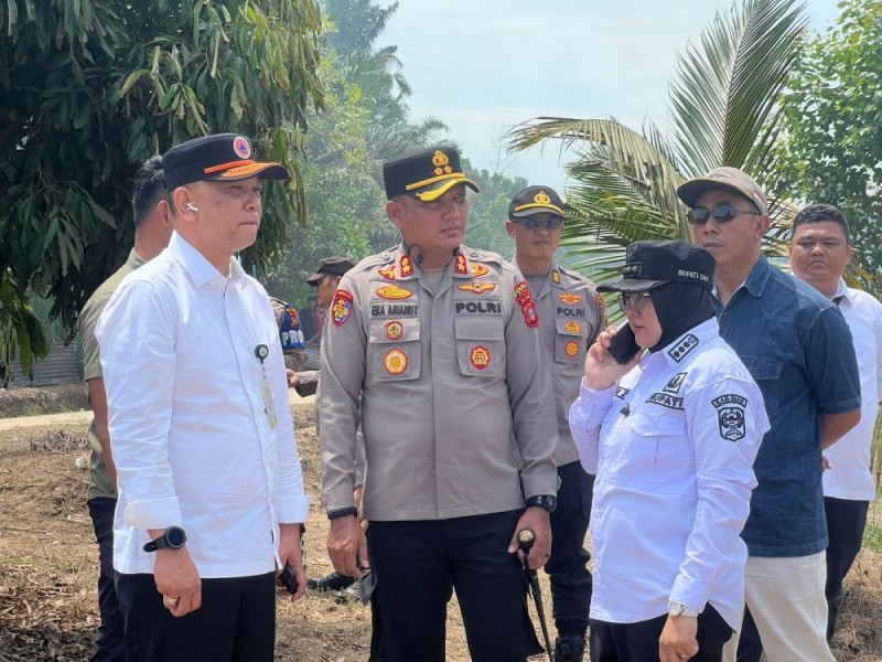 Pasca-Pembakaran PT SSL, Kapolres dan Bupati Siak Imbau Warga Tetap Tenang