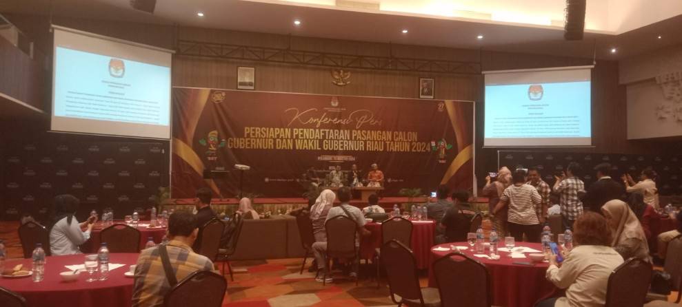 KPU Riau Buka Pedaftaran Calon Gubernur Selama Tiga Hari