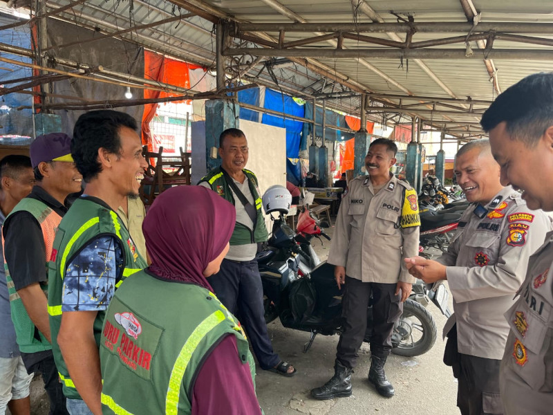 Polsek Senapelan Imbau Petugas Parkir Ciptakan Pilkada Damai 2024