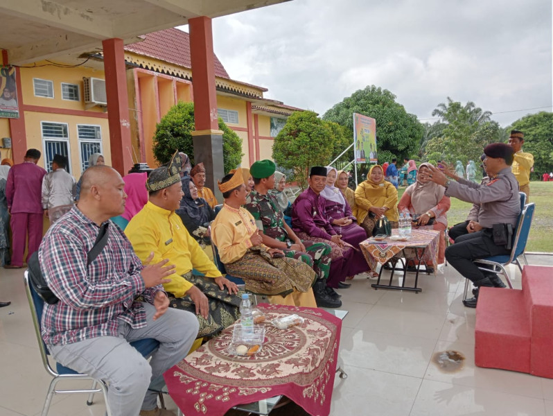 Polsek Bagan Sinembah Gelar Cooling System Di Kecamatan Bagan Sinembah Raya