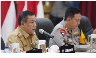 Pj Gubernur Riau Bahas Evaluasi Tahapan Pemilu dan Persiapan Pilkada