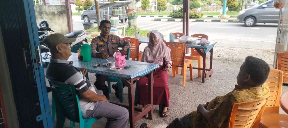 Polsek Siak Gelar Giat Cooling System, Himbau Warga Jaga Keamanan Pasca-Pilkada