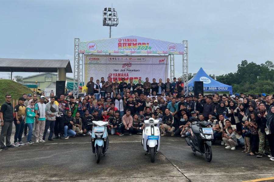 Seru! Ratusan Warga Sunmori Bersama Pj Wali Kota Pekanbaru