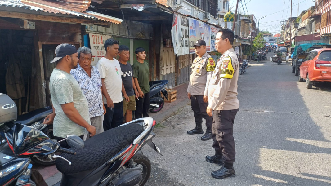 Polsek Senapelan Terus Imbau Warga Jaga Kamtibmas Jelang Pilkada