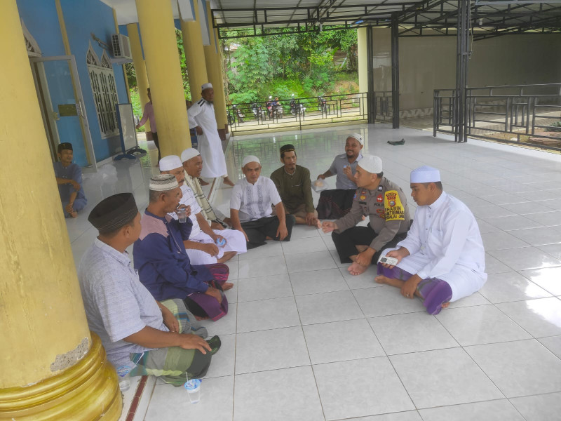 Kunjungi Mesjid Fastabiqul Khairat, Polsek Bagan Sinembah Gelar Kegiatan Cooling System
