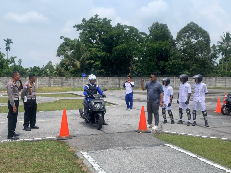Bombardir Giat Edukasi Program Tematik, Jumlah Pelanggaran Lalu Lintas Pelajar Di Riau Menurun Drastis