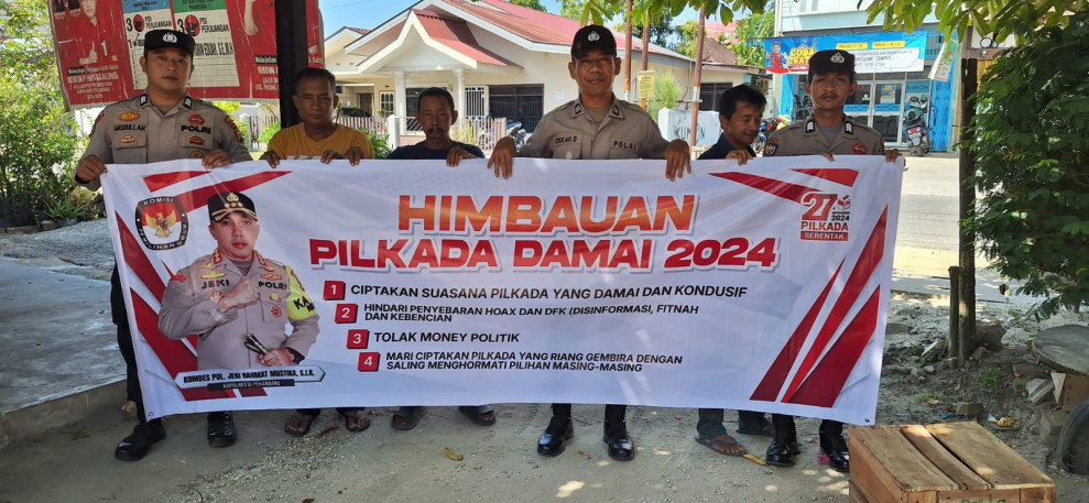 Polresta Pekanbaru Gelar Edukasi, Sosialisasi, dan Cooling System dalam Rangka Pilkada 2024