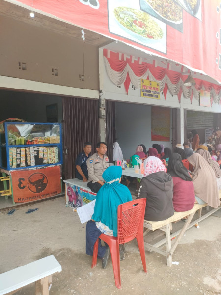 Polsek Tenayan Raya Laksanakan Cooling System di Kelurahan Pebatuan