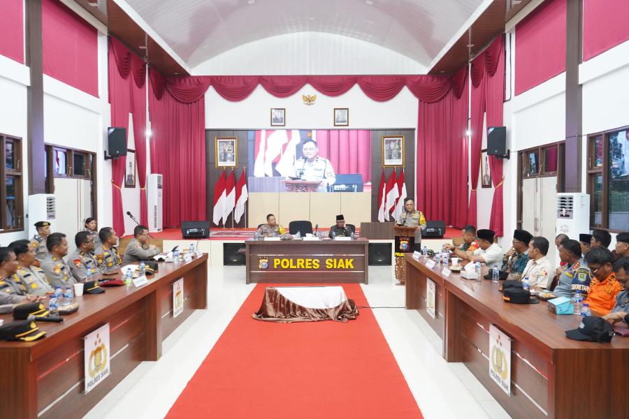 Silaturahmi Dengan Forkopimda dan Pelaksana Pilkada Kabupaten Siak, Wakapolda Riau Tekankan Beberapa Poin Penting