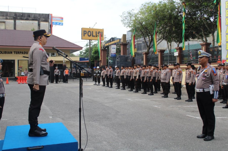 Operasi Zebra Dimulai, Kapolresta Berkomitmen Akan Menurunkan Angka Kecelakaan dan Pelanggaran Lalulintas.