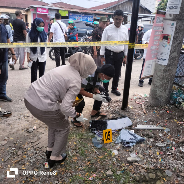 OTK Tikam Petugas Pengutip Sampah, Terdengar Suara Letusan Diduga Senjata Api