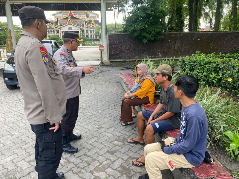 Pasca Pilkada Serentak, Personel Satgas Preemtif Subsatgas Binmas Polda Riau Pastikan Kondisi Tetap Aman dan Damai