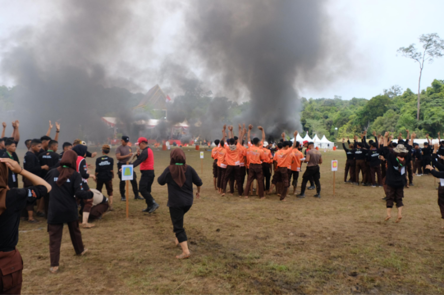 Semarak Jambore Karhutla 2025, Polda Riau Latih Peserta Tanggulangi Kebakaran Hutan